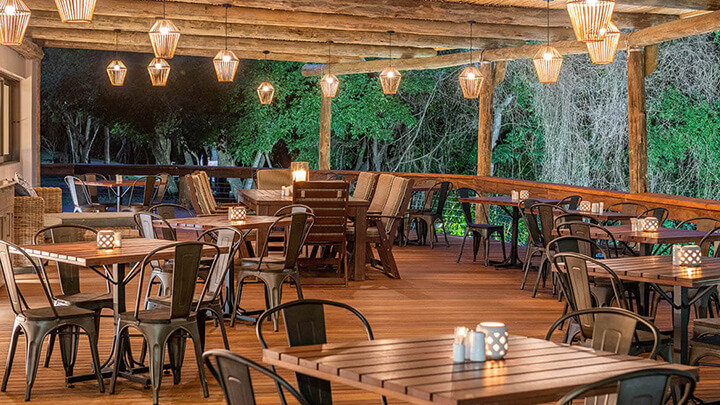 River's Edge Restaurant at Hazyview Cabanas