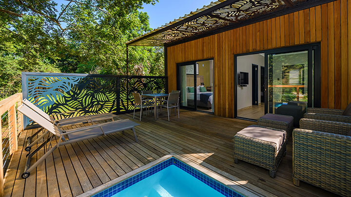 Two Bedroom Riverview Cabin with Splash Pool